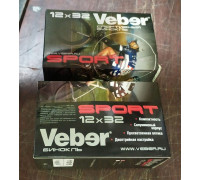 Бинокль Veber Sport БН 12x32 черный