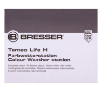 Метеостанция Bresser Temeo Life H с цветным дисплеем, черная