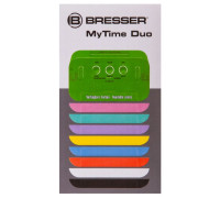 Часы настольные Bresser MyTime Duo LCD, белые