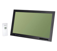 Метеостанция (настенные часы) Bresser MyTime Jumbo LCD, черная