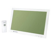 Метеостанция (настенные часы) Bresser MyTime Jumbo LCD, белая