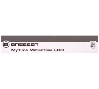 Часы настенные Bresser MyTime Meteotime LCD, черные