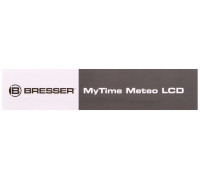 Часы настенные Bresser MyTime Meteotime LCD, черные