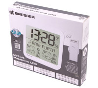 Часы настенные Bresser MyTime Meteotime LCD, белые