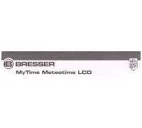 Часы настенные Bresser MyTime Meteotime LCD, белые