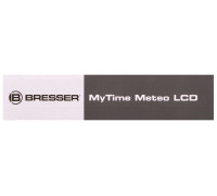 Часы настенные Bresser MyTime Meteotime LCD, серебристые