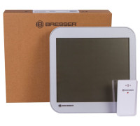 Часы настенные Bresser MyTime LCD, серебристые