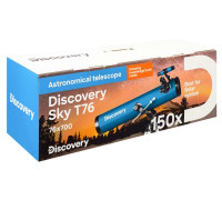 Телескоп Levenhuk Discovery Sky T76 с книгой