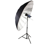 Фотозонт Bresser SM-09 Jumbo 180 см, черно-серебристый