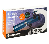 Телескоп Levenhuk Discovery Spark Travel 76 с книгой