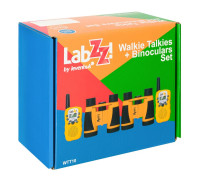 Комплект раций и биноклей Levenhuk LabZZ WTT10 Orange