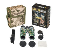 Бинокль Levenhuk Camo Dots 10x42 с сеткой