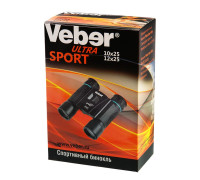 Бинокль Veber Ultra Sport БН 10x25 черный