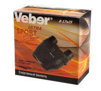 Бинокль Veber Ultra Sport БН 8–17x25, черный