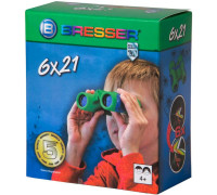 Бинокль детский Bresser Junior 6x21, зеленый