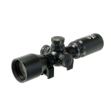 Прицел Veber Black Fox 3-9x42 RG MD с кольцами на Weaver