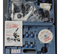 Микроскоп школьный Эврика 40х-1280х с видеоокуляром в кейсе (уценка01)