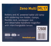 Мультилупа Levenhuk Zeno Multi ML17, черная