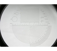 Лупа измерительная Veber 10x, 25 мм, с подсветкой (MG7173)