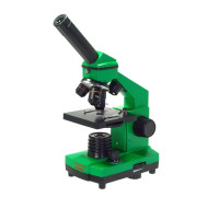 Микроскоп Микромед «Эврика» 40х–400х, лайм, в кейсе