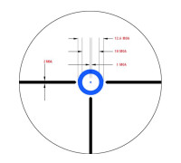 Прицел оптический Veber Wolf 1,25-4,5x26 IR DnD Загонник