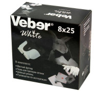 Бинокль Veber White Night 8x25, черно-белый