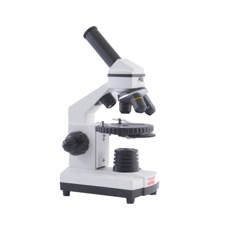 Микроскоп школьный Эврика 40х-1280х в текстильном кейсе(уценка 03)